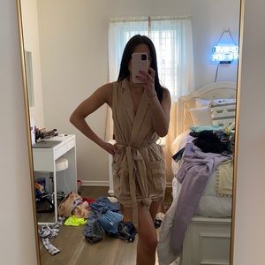 KHAKI DRESS OPTIONAL KNOT